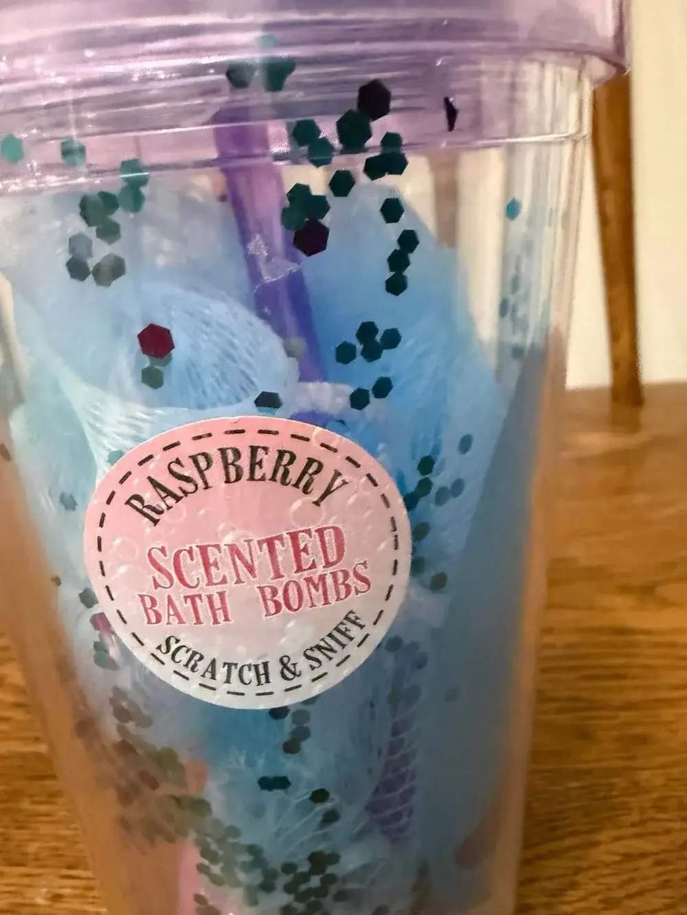 Narwhal Bath Bomb and Loofah Tumbler Gift Set